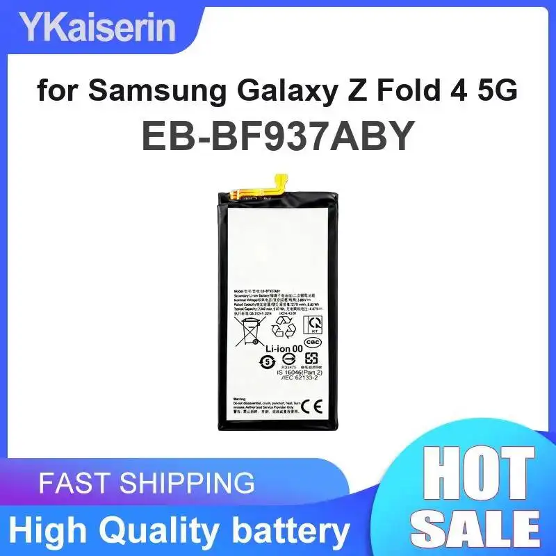 Stabile Stromversorgung 2340 mAh für Samsung Galaxy Z Fold 4 5G EB-BF937ABY Hochleistungs-Handy-Akku