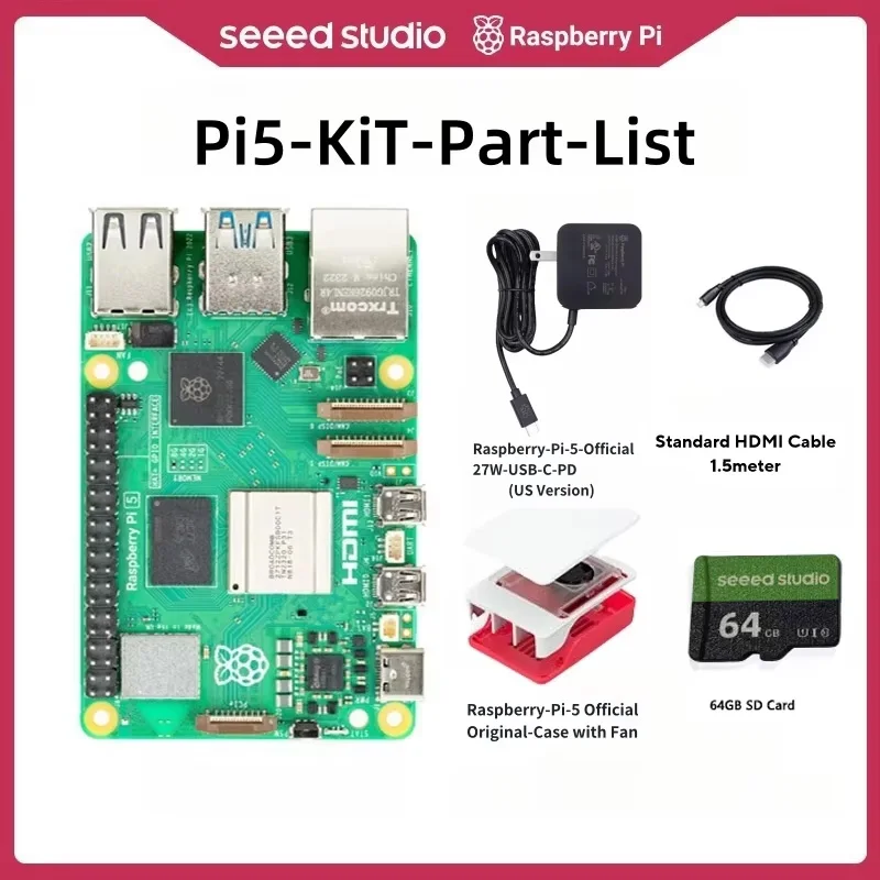 Raspberry Pi 5 8GB Board Mini PC Computer
