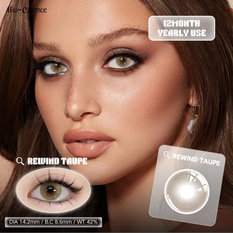 Bio-essence NEUE farbige Kontaktlinsen in Braun, Beauty Pupils Kosmetische Augenfarblinsen, Natürliche Graue Linsen, Iris Grüne Linsen, Blaue Augenlinsen