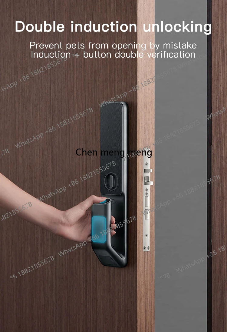 New Safety Home Digital Door Security Keyless Door Lock Smart Locks  Alloy Finger Vein Lock Advanced Ex-works