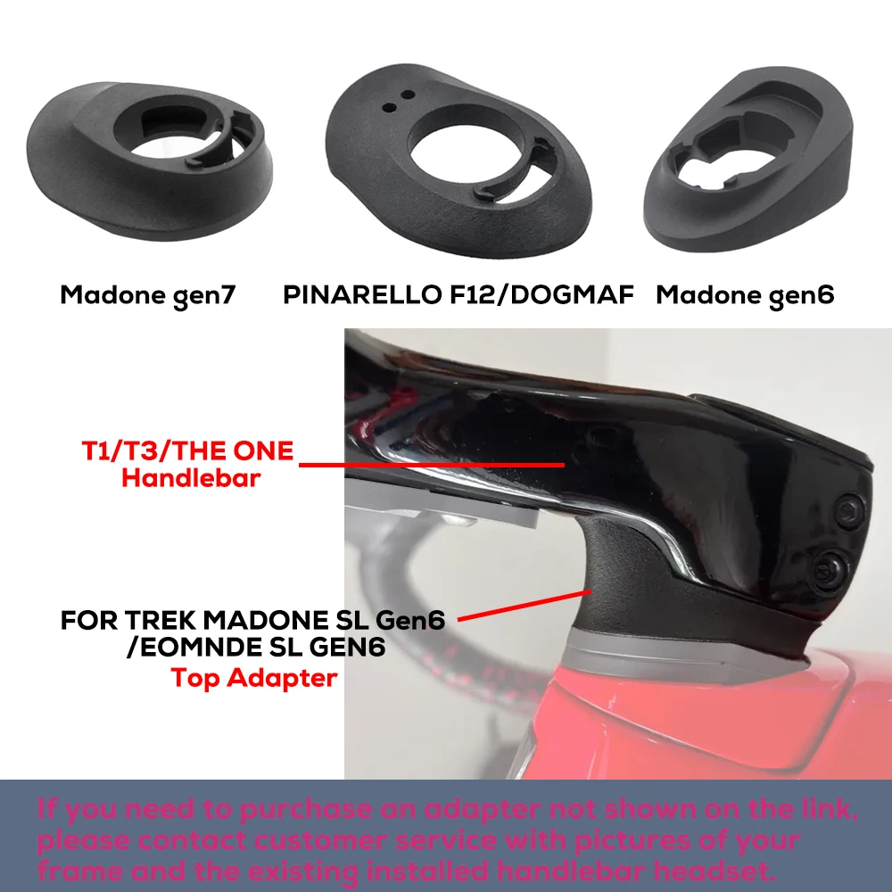 

3D-печать для адаптера рамки Madone SL/Emonda/OBERA/BMC SLR, преобразование установки T-one/T1/T3, интегрированный руль