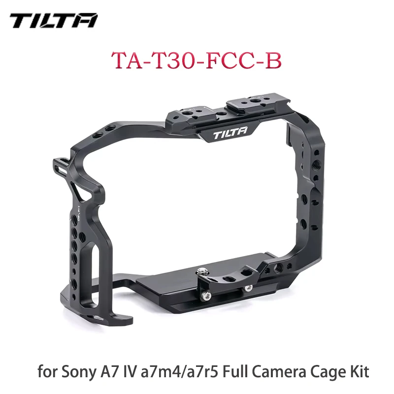 Tilta TA-T30-FCC-B para sony a7 iv a7m4/a7r5 kit de gaiola de câmera completa para sony alpha7 iv sony a1/a73/a7s3 câmeras dslr