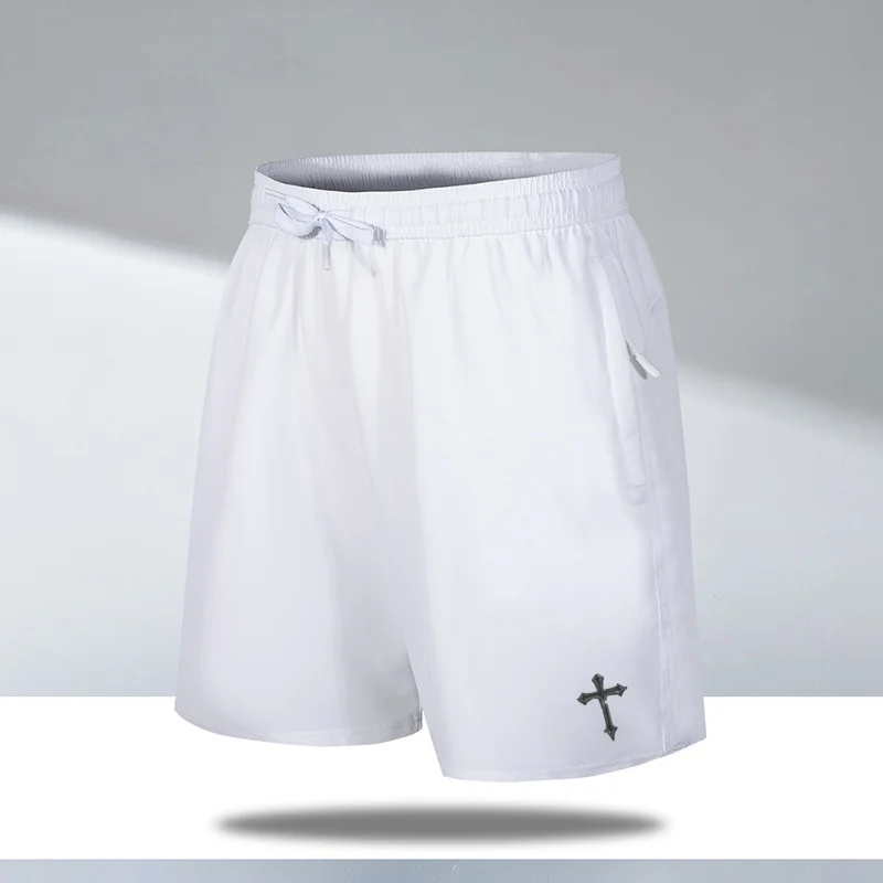 

new men's quick-drying loose shorts sports casual pants thin cross-border ice silk beach pants