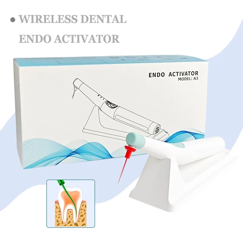 

den tal Equipment Wireless Endo Activator With 120pcs Irrigating Tips Sonic Irrigator Handpiece Oral Root Canal Irrigation