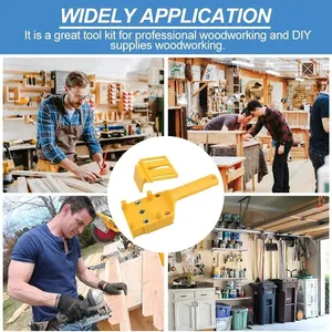 Hướng dẫn khoan chốt làm đồ gỗ cầm tay và công cụ cưa lỗ, máy khoan mộc, định vị lỗ thẳng, kẹp, 6 mm, 8 mm, 10 mm 10 Hướng dẫn bán hàng chính Lỗ Gỗ - №9