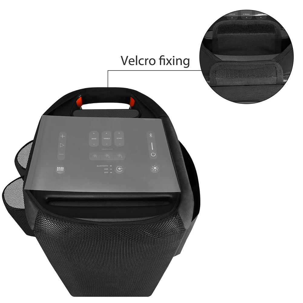 

Сетчатые сумки для переноски, защитный чехол для динамика большой емкости для бутылки с водой, микрофона, уличные сумки для переноски для JBL Partybox 310