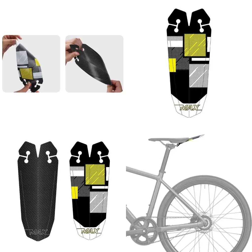 

R6FE Universals Bicycles Mudguards Set Quick Mounting Mud Guards Thicken Mudguards