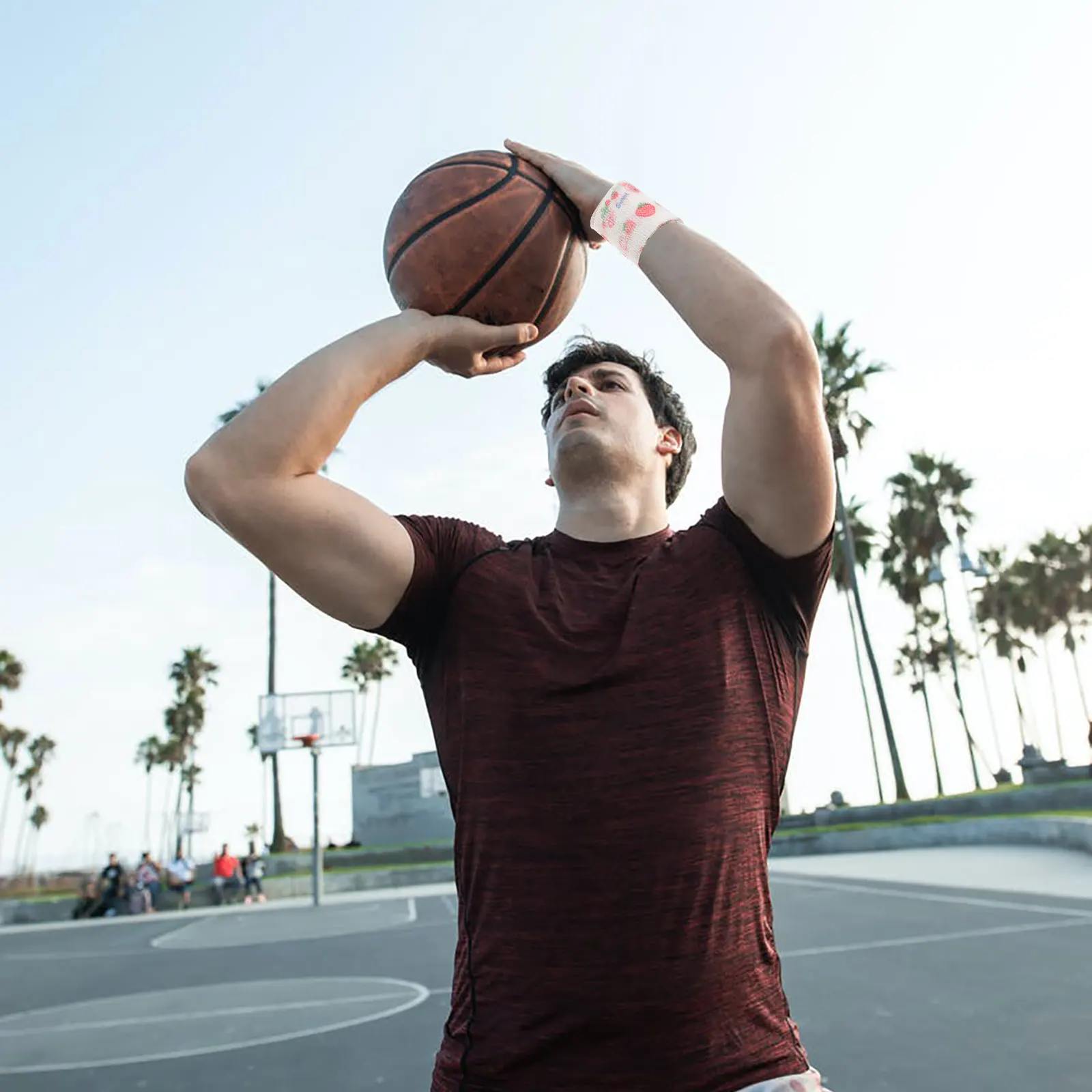 5 لفات من ضمادات الفاكهة الملونة المرنة ذاتية اللصق، أغطية رياضية للعناية بالجروح والالتواء، قابلة للتنفس، شريط طبيب بيطري للكلاب والقطط #1