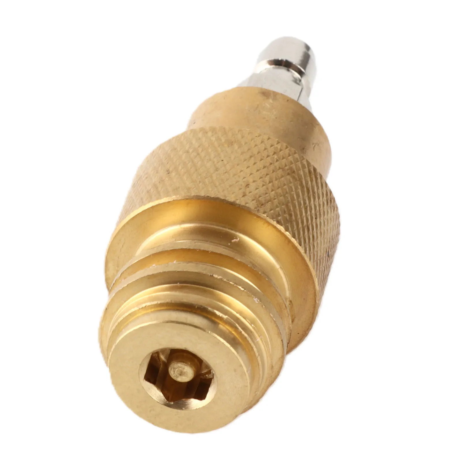 Soda Refill Adapter Machine Maker Brass Connector TR21‑4 Male Thread for Replacement