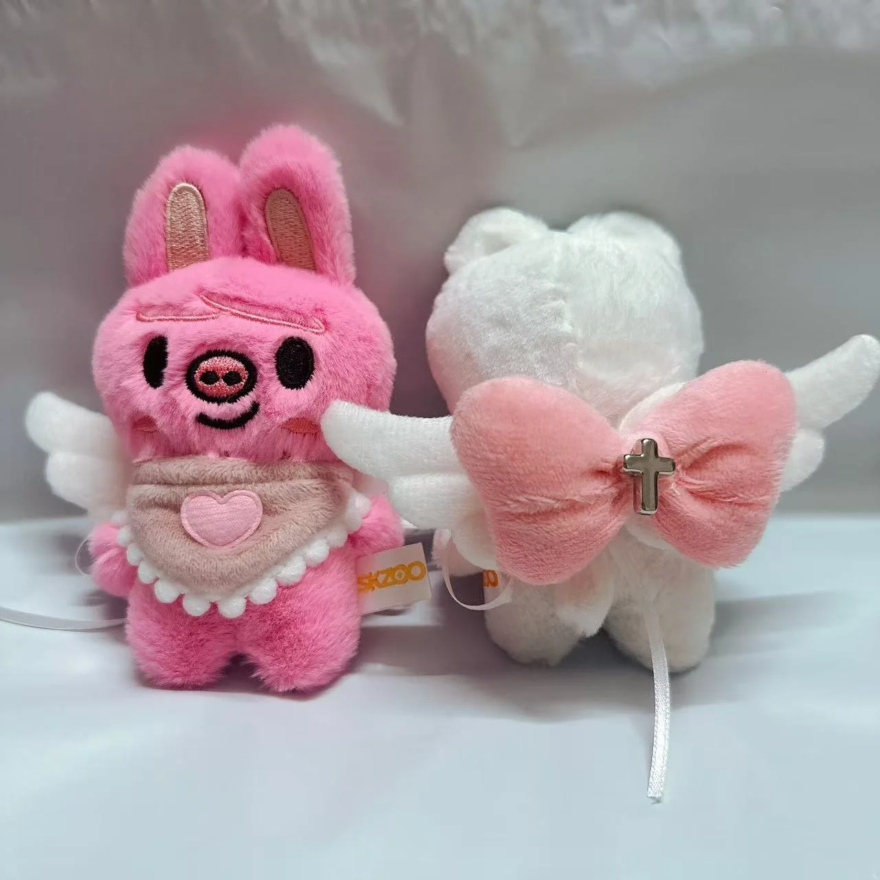 

Hot Selling Stray Kids SKZOO Cartoon Pendant Cute Heart Apron Wing Bag Hanger Lee Know Hyunjin Felix Kpop Idol Accessories