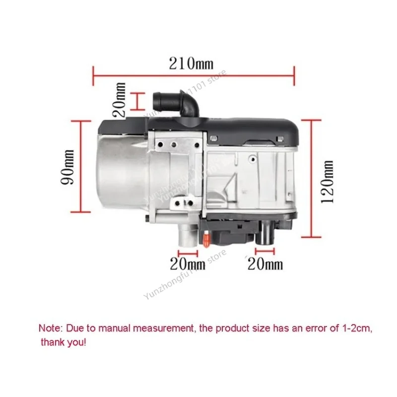 12V 5KW Diesel Parking Heater with Water Pump, GSM Phone Remote Control, Car Diesel Water Heater Engine Preheater - view 3