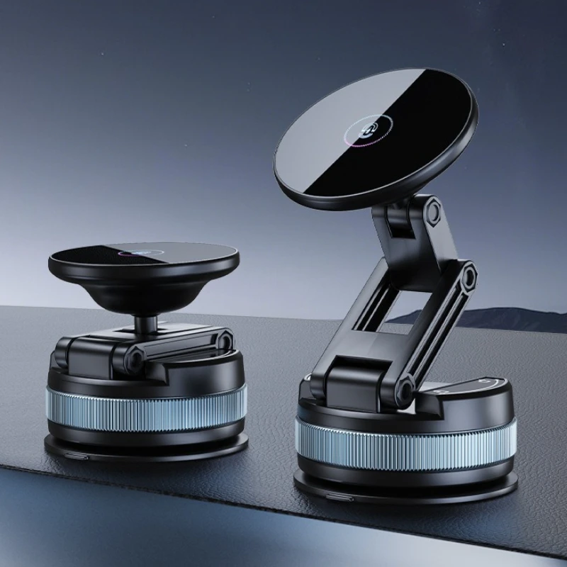 

Настольный магнитный автомобильный вакуумный держатель для телефона, подставка для Magsafe iPhone 17-12, для лобового стекла автомобиля/приборной панели, кронштейн для мобильного телефона