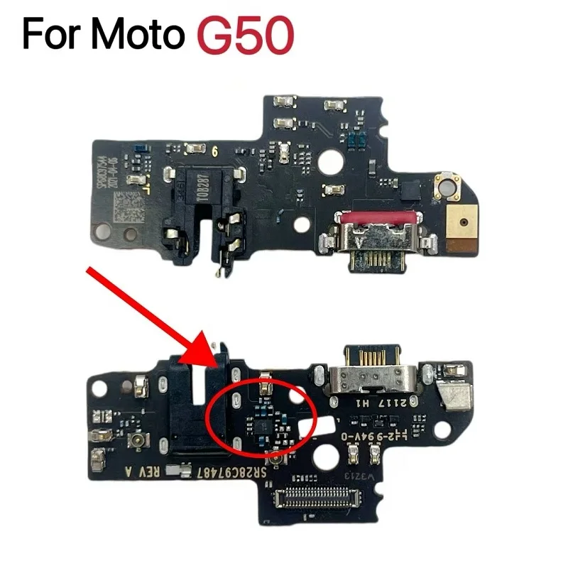 

USB-порт для зарядки, док-станция, зарядная плата, гибкий кабель для Motorola Moto G50