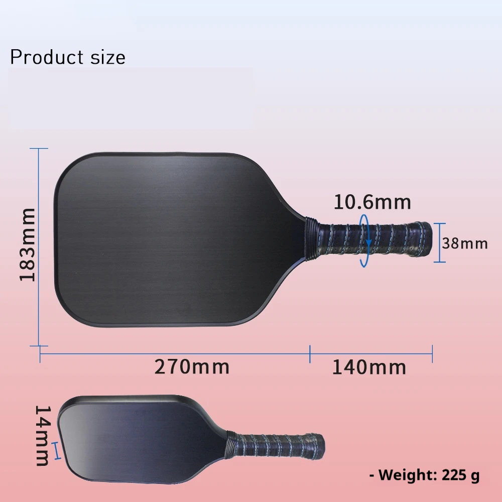 SONGYI Lightweight T300 Carbon Fiber Pickleball Paddle 14mm Polypropylene Honeycomb Core USAPA Approved Pickleball Rackets 피클볼패들 - Image 4