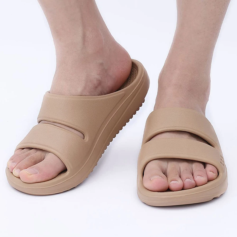 Goosecret New Summer Sandals For Women Soft Cloud Home Slippers Bathroom Slides Men Beach Flip Flops Fashion Comfort House Shoes