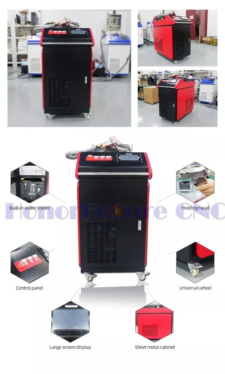 

Laser Rust Removal Machine 1000W Rust Removal Fiber Laser Cleaning Machine AKQ-1000