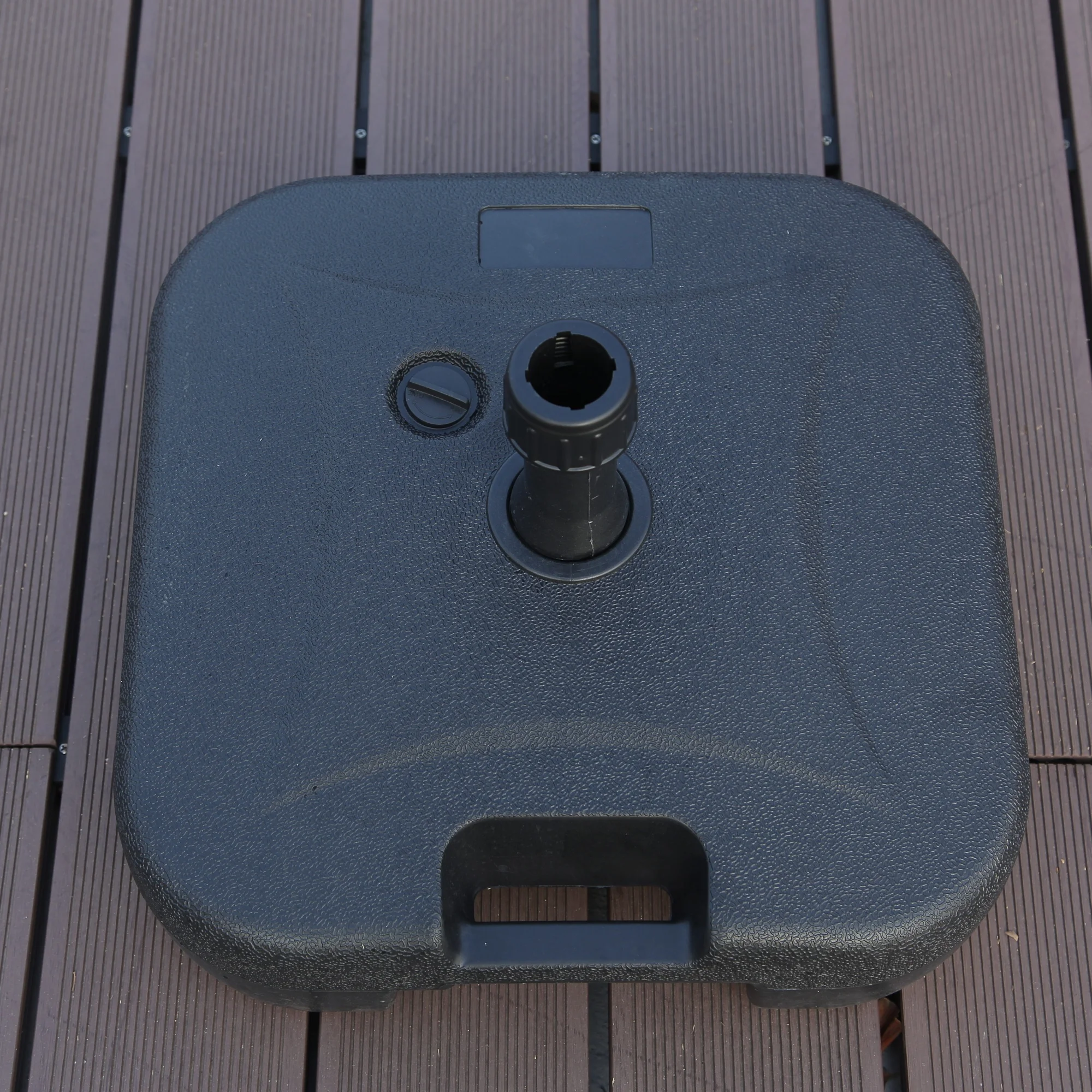 Modern Stylish Patio Umbrella Stand Base Waterproof Water Sand-Filled Weighted Base for Outdoor Furniture Sun