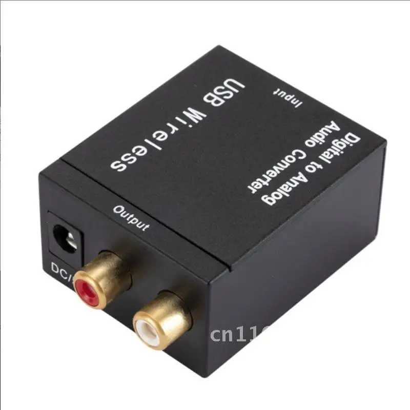 

Digital to Analog Audio Converter Bluetooth 5.0 Optical Fiber Toslink Coaxial Signal to RCA R/L Audio Decoder DAC Amplifier