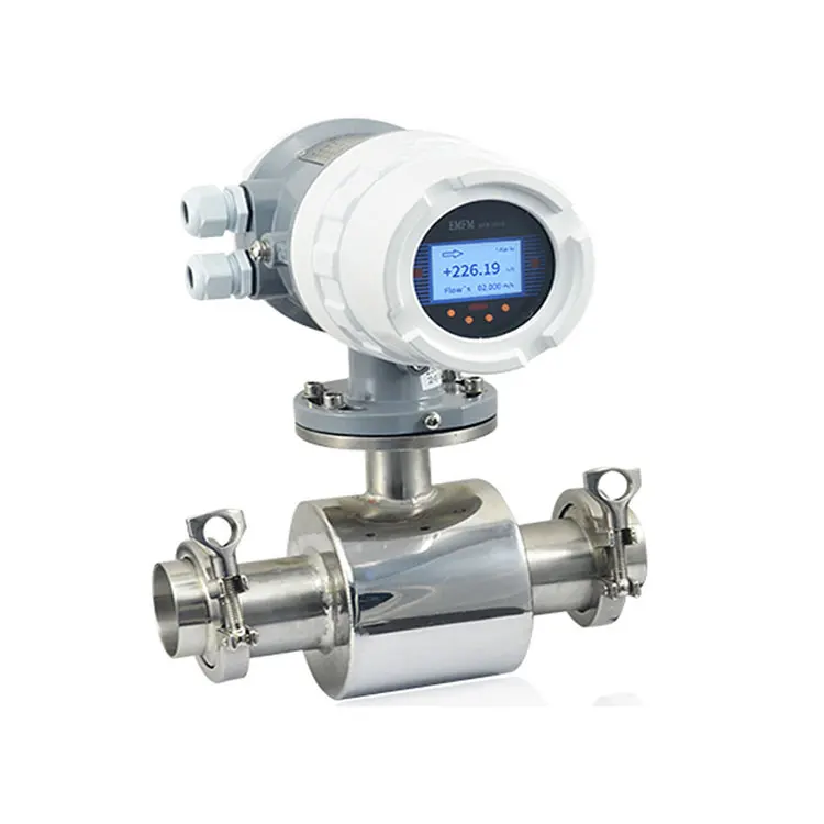Industrial intelligent split magnetic flowmeter manufacturing chemical sewage water-liquid electromagnetic flowmeter