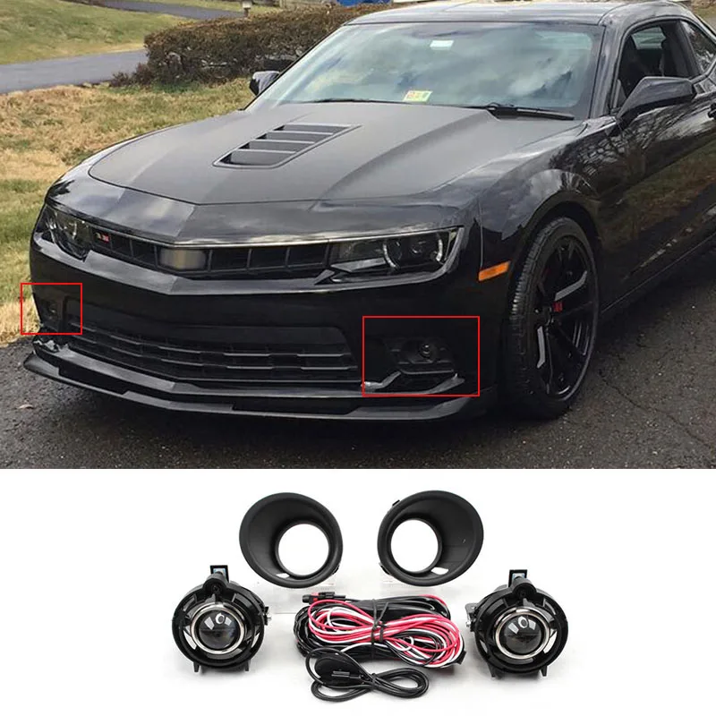 Car Front Fog Lamp Assembly Imported Car Daytime Running Light Front Bumper Lamp for Chevrolet Camaro