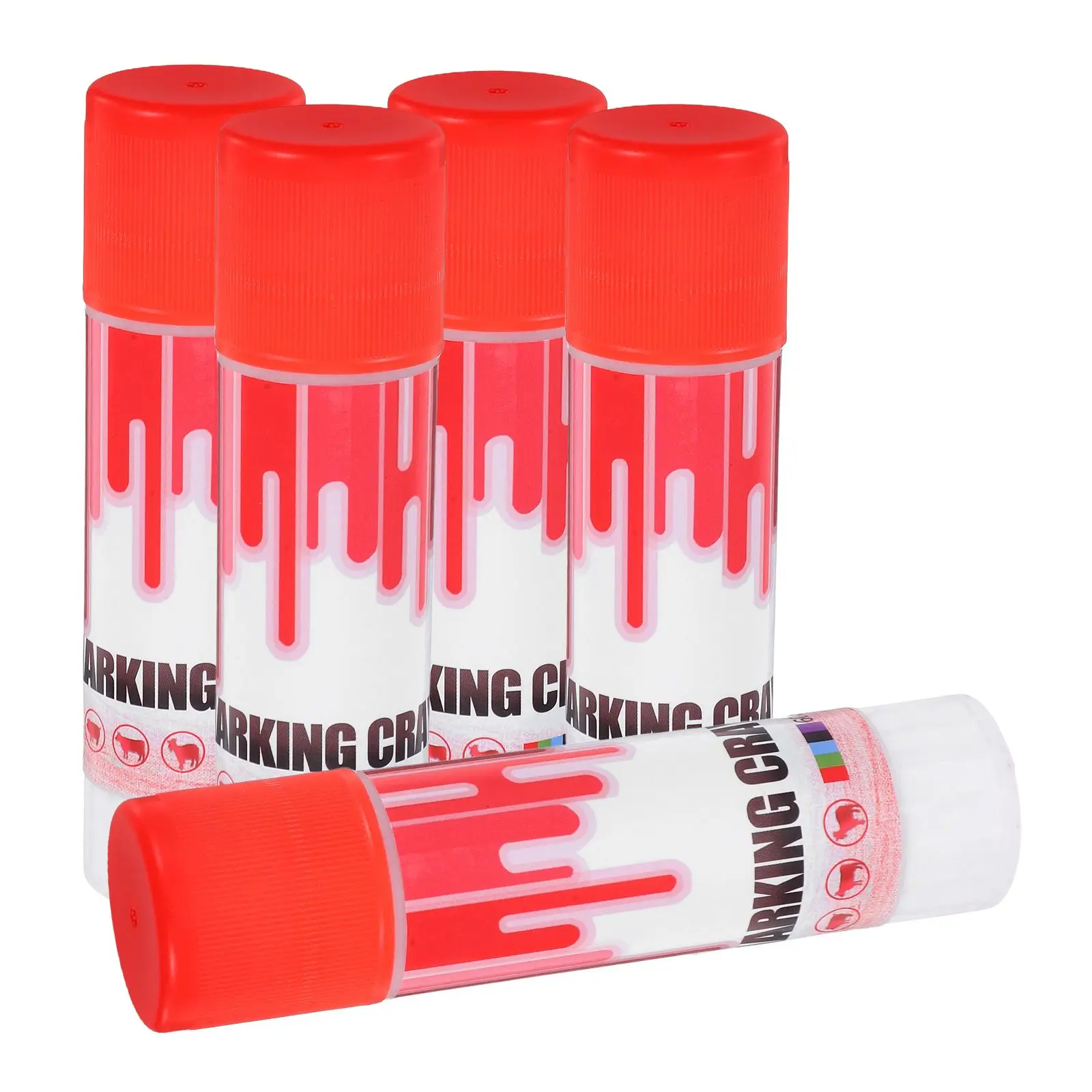 

5 Pcs Livestock Marker Cattle Farming Tools Crayons Chicken Supplies Marking Sorting Stick Animal