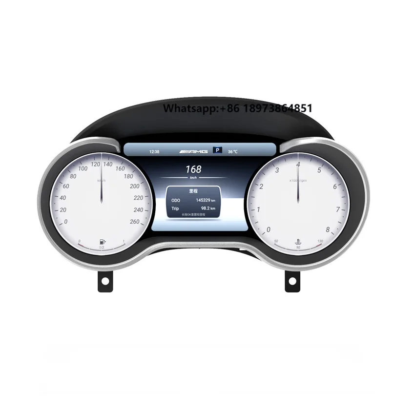 

Kanor LCD Digital Cluster Instrument Panel for Mercedes Benz ML W166 GL X166 GLE GLS Odometer Speedometer