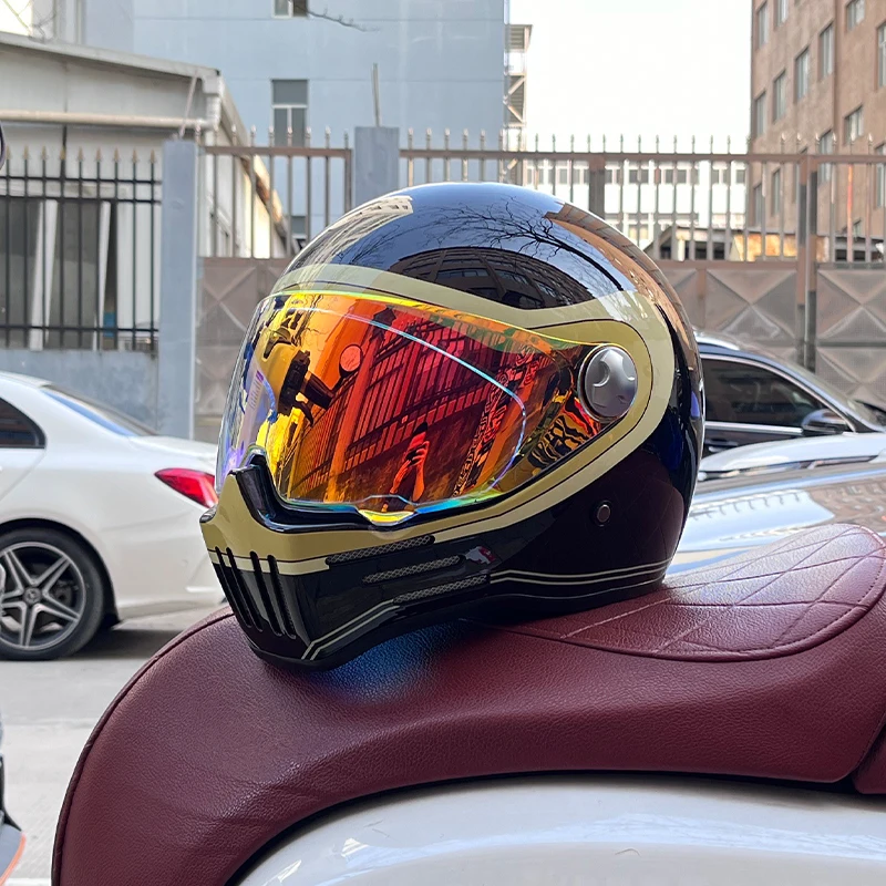 ORZ-728 Retro motorcycle helmet ABS Light cruiser full coverage