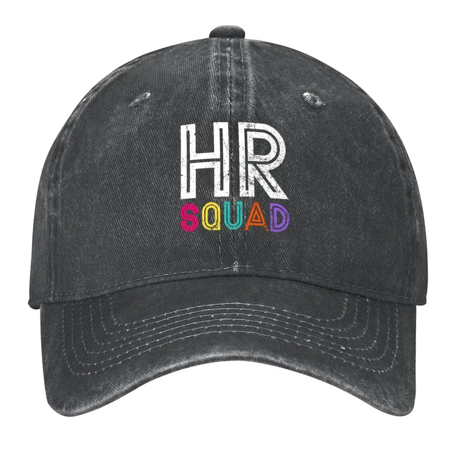 

Funny HR Squad Human Resources Team Vintage style Baseball Cap Visor Fishing cap Beach Women's Hats For The Sun Men's
