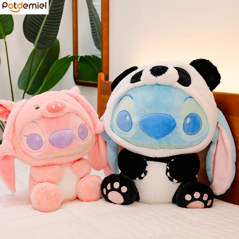 

Большой размер, новый мультяшный стежок, плюшевые игрушки, панда, стежка, аниме, плюшевая кукла, детская подушка для сна, подарки на день рождения для мальчиков и девочек