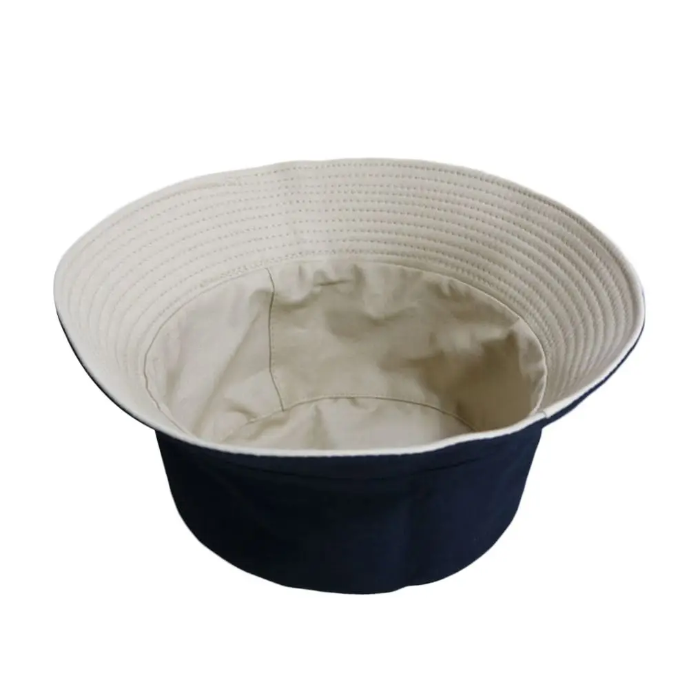 Spring Summer Double-Sided Bucket Hat Sun Protection Foldable Beach Cap Big Brim Portable Panama Hat Women Men