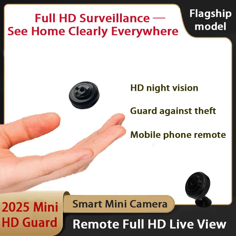 D Brand 360 °   Panoramic Full Hd Surveillance, Home Use, Wifi Wireless Model, No Installation Required, No Need to Plug In, Built-In Battery, Night Vision, Motion Detection Alarm, Remote Real-Time Monitoring Via Mobile Phone, Suitable for Indoor and Outdoor Use, Home Pet Safety Surveillance Camera.