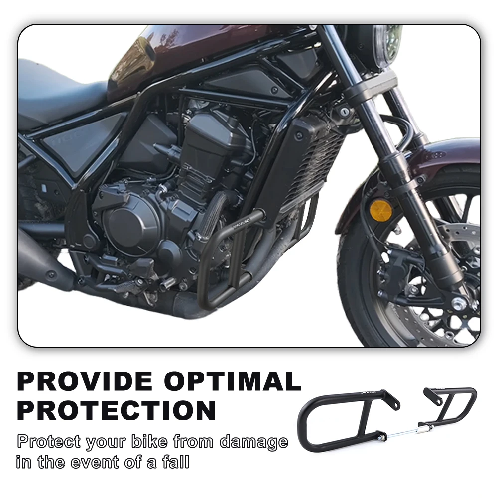 Bumper Frame Protector Crash Cages Motorcycle Crash Bars Engine Guard Rebel 1100 CMX1100 CMX 1100 DCT  2021-2023 2025 For Honda