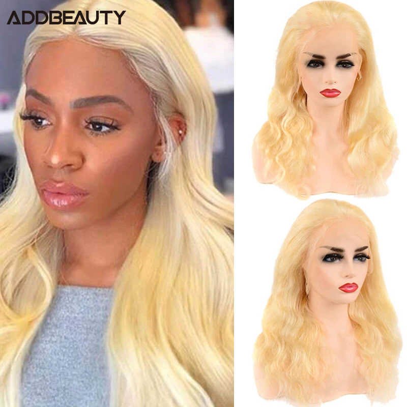 Body Wave Blonde Lace Front Wig Human Hair 13x6 Lace Frontal Wig 4x4 Lace Closure Human Hair Wigs for Women Natural Hair Wigs