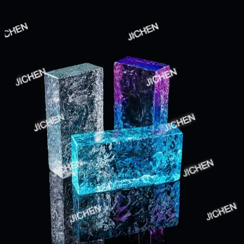 

JC Crystal glass brick Transparent heat insulation and noise reduction Crystal brick Partition screen Wall brick