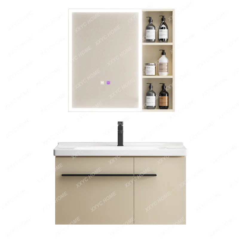 Thick Solid Aluminum Honeycomb Bathroom Cabinet Bathroom Table Ceramic Whole Washbin Washbasin Wash Basin Cabinet