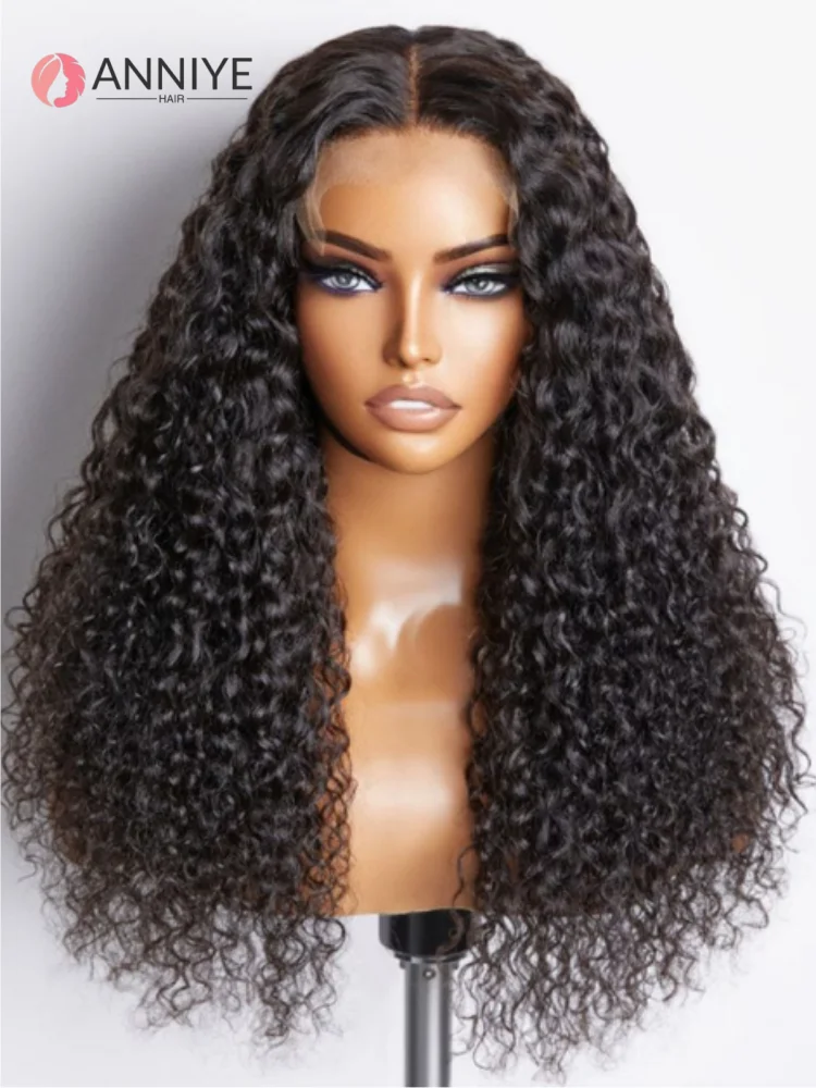 

13x4 Волна воды Парики фронта шнурка Человеческие волосы Предварительно выщипанные 200 Плотность HD Прозрачные кружевные фронтальные парики Человеческие волосы для чернокожих женщин