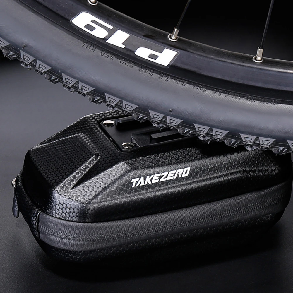 0.8L Bicycle Saddle Bag Reflective MTB Road Bike Saddlebag Quick Release Bike Seat Rear Tool Pouch for Outdoor Cycling
