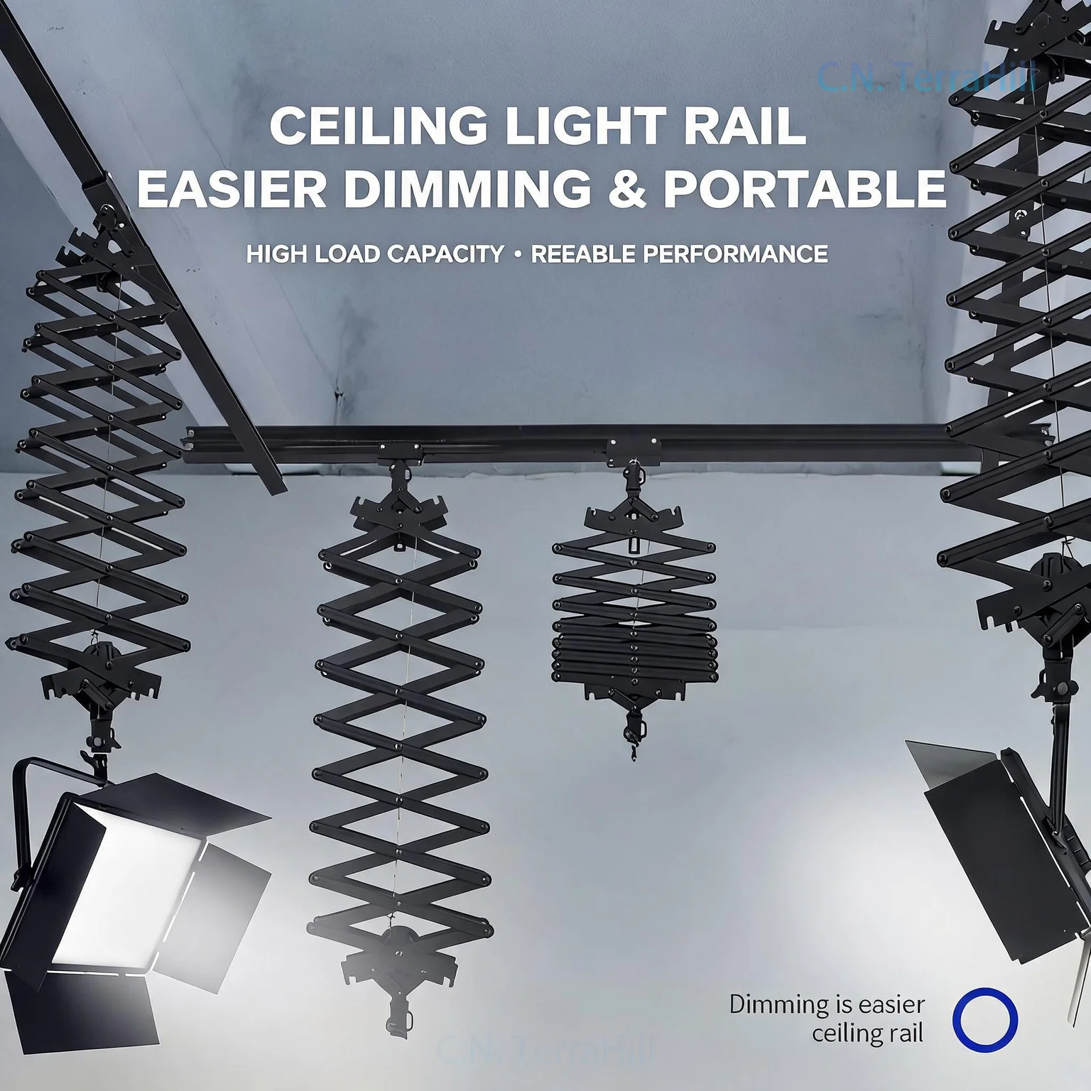 Photography Lighting Overhead - Stüdyo Tavan Raylı Kamera Kaydırma Sistemi