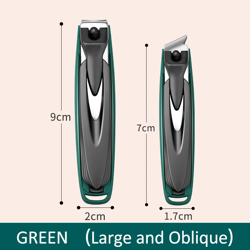 Kleurrijke nagelknipper Anti-splash nagelknipper Afneembaar ontwerp Vingernagelknipper Roestvrij staal manicure nagelgereedschap