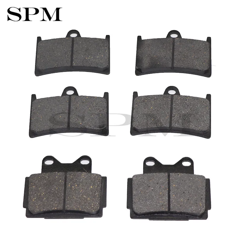 Motorcycle Front and Rear Brake Pads For Yamaha TZR 125 250 FZR 400 RR (4DX) 1992 FZS 600 Fazer 1998-2003 FA252 FA104