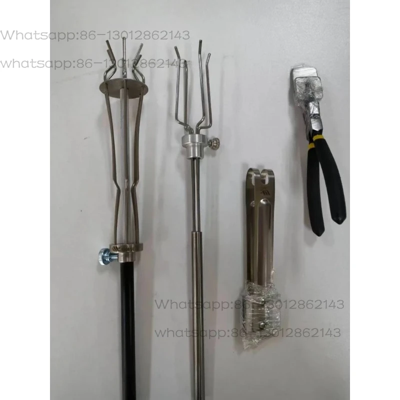 Square lamp head V-head round pointed scissors glass clip lamp fixture thermoplastic glass
