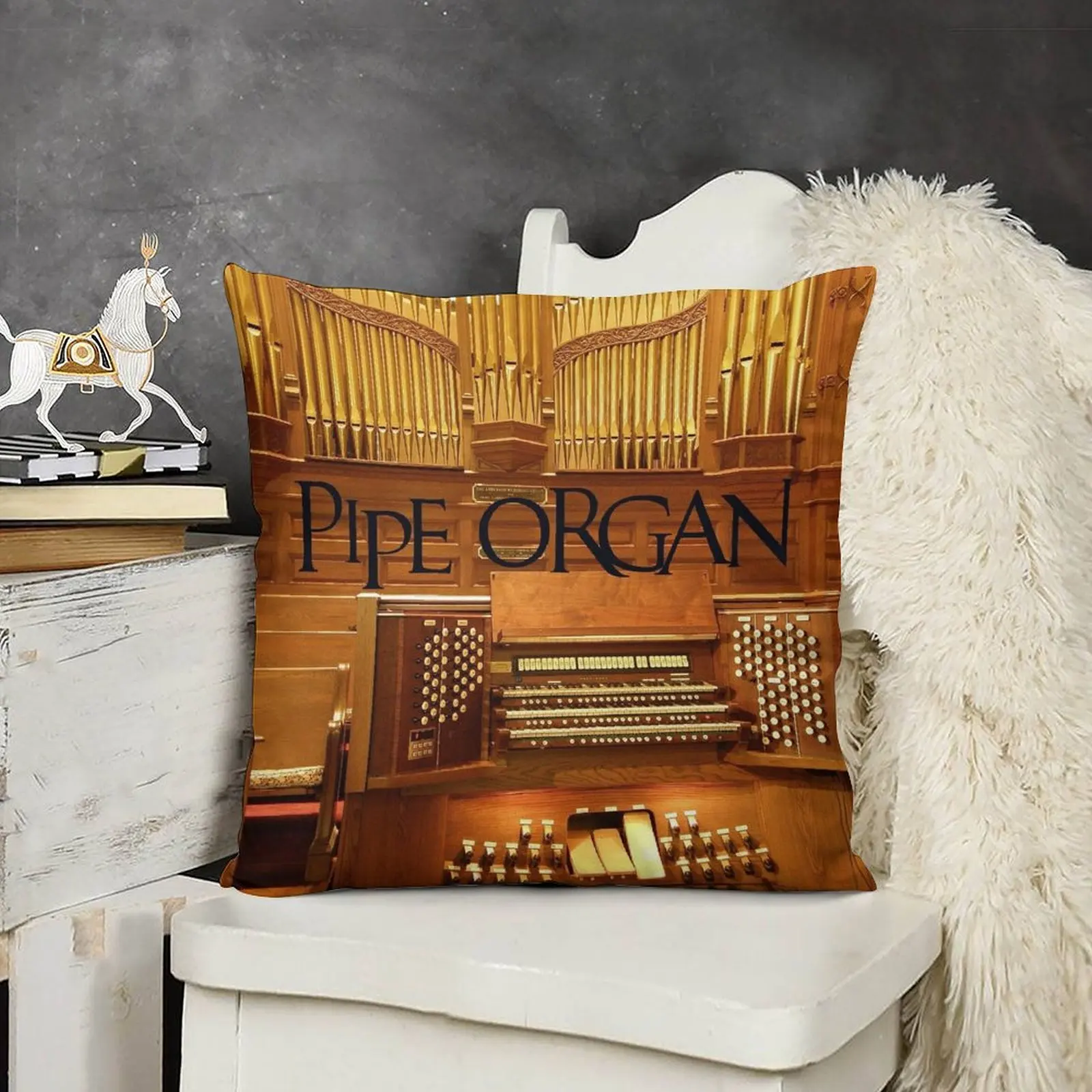 

Big Pipe Organ Throw Pillow Cushions For Children luxury home accessories pillow