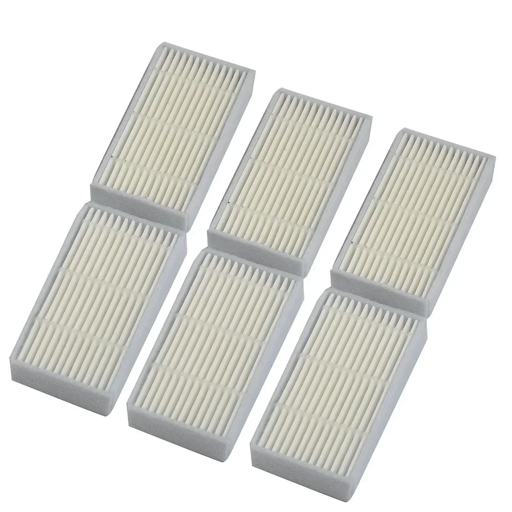 Practical Use Filters Replace Filter Parts Replacement White 6 PCS Accessories Filtering Dust Household Garden