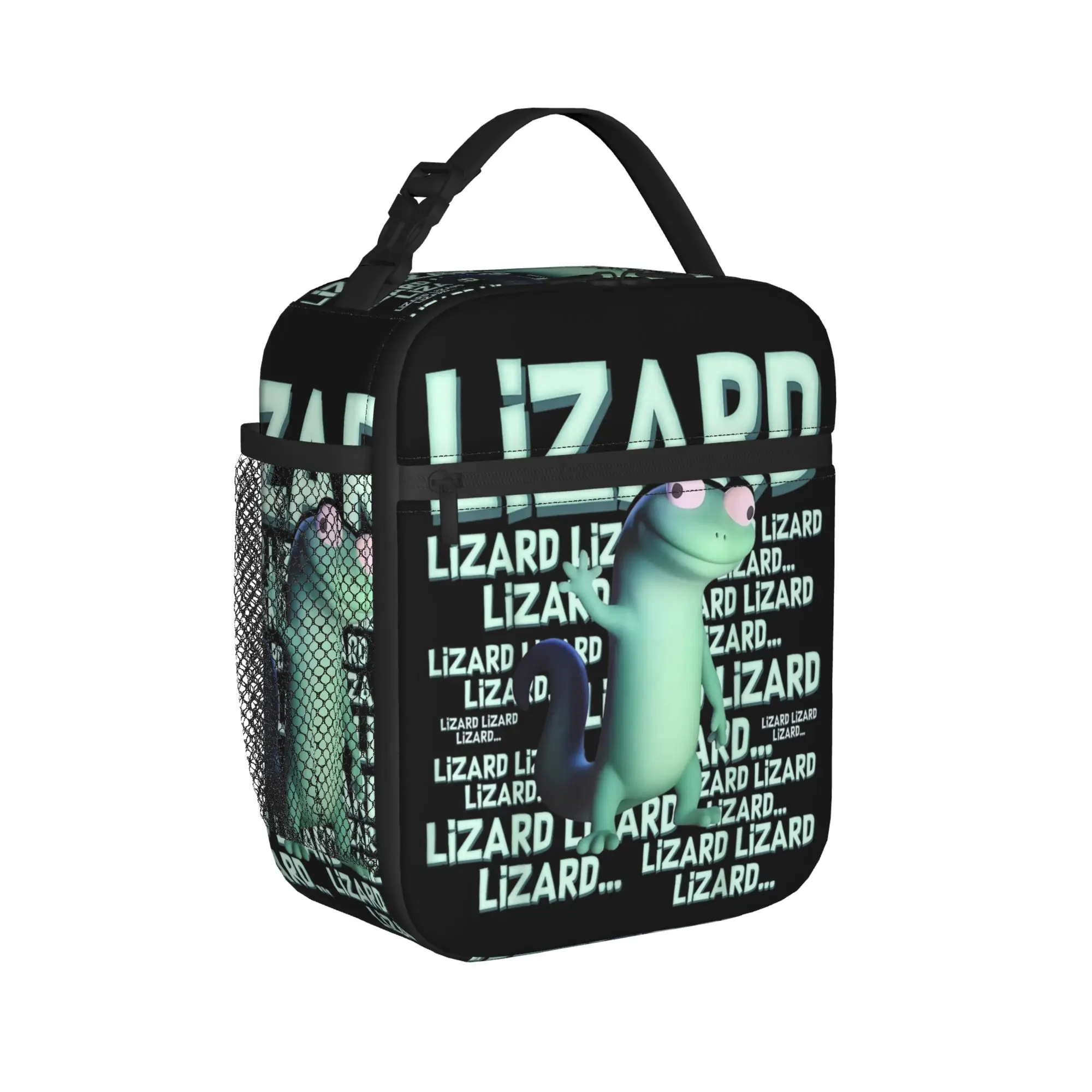 Lizard Weirdcore Tom Lizard Insulated Lunch Bag Thermal Bag Reusable,Lunch Container Hoppers Leakproof Tote Lunch Box