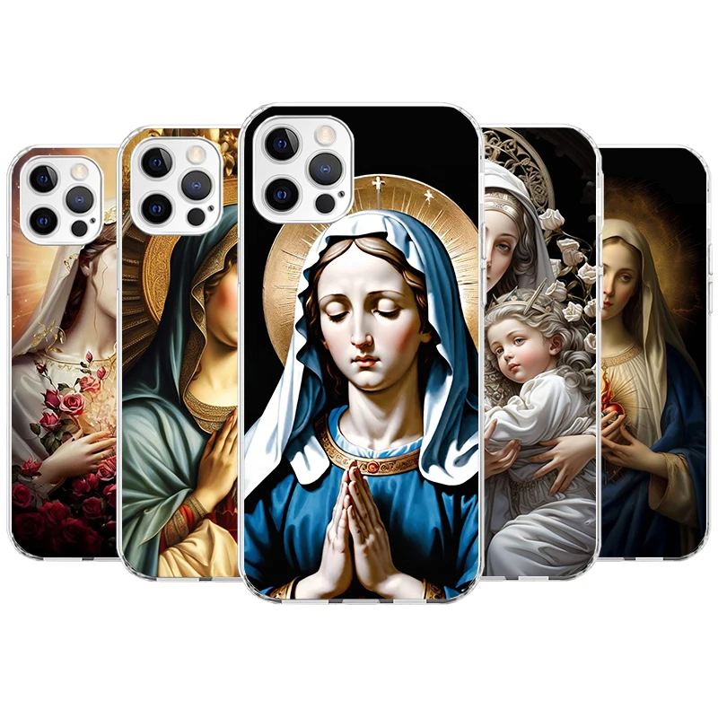 Virgin De Guadalupe Virgen Mary Phone Case For Apple iPhone 11 12 13 14 15 16 Pro Max 7 X XS 8 Plus + Mini SE Customized Print S