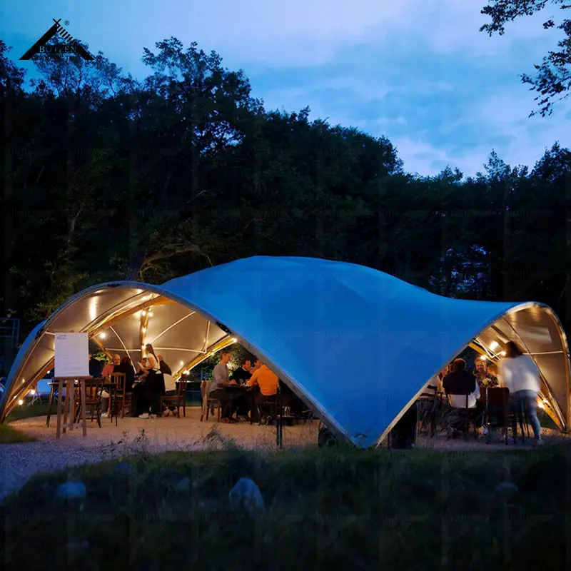 Custom High Quality Four-Season Outdoor Dome Large Luxury Glamping Canopy Waterproof Wedding Party Event Festival