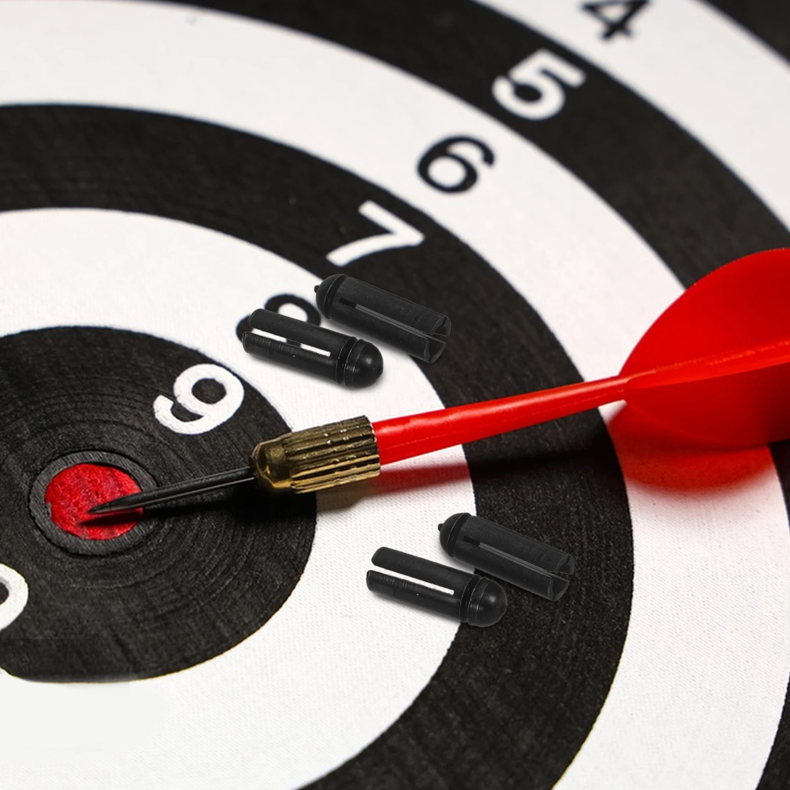 

6Pcs Dart Flight Protecting Tools Aluminum Alloy Material Durable Lightweight Design for Consistent Performance in Games