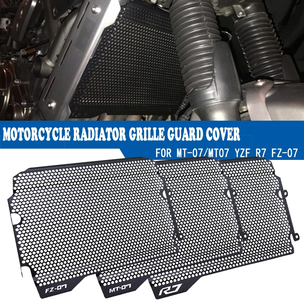 

For Yamaha MT-07 FZ-07 MT07 MT FZ 07 2014-2023 2020 2021 2022 FZ07 MT07 Motorcycle Radiator Grille Guard Cover Fuel Tank Protect