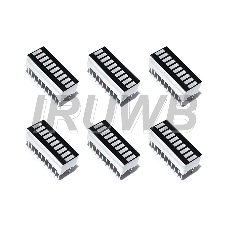 Per Arduino, display a LED fai da te Bargraph Light 10 segmenti Grafico a barra di livello batteria monocolore Rosso Blu Giallo-verde