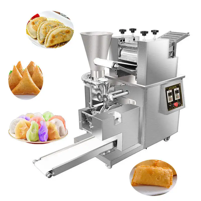 Industrial Fully Automatic Commercial Dumpling Machine Stainless Steel High Capacity Touch Control for Meat-Filled Rolls